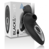 BLACK&SILVER - DRAKE DELUXE SUCKING VIBE RECHARGEABLE SILICONE NOIR BLACK&SILVER