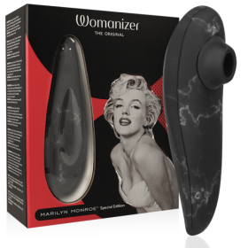 WOMANIZER - MARILYN MONROE CLASSIC 2 STIMULATEUR CLITORAL MARBRE NOIR WOMANIZER