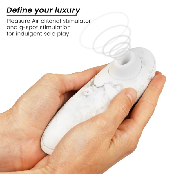 WOMANIZER - ESTIMULADOR CLITÓRICO MARILYN MONROE CLASSIC 2 MÁRMORE BRANCO WOMANIZER