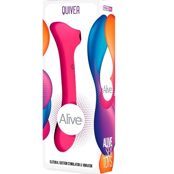 ALIVE - QUIVER ONDES STIMULANTES & VIBRATEUR FUCHSIA ALIVE