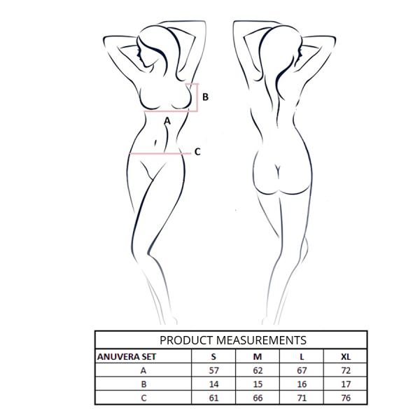 PASSION - ENSEMBLE SOUTIEN-GORGE + STRING ANUVERA FIRE BRICK L/XL PASSION WOMAN SETS