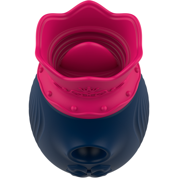 INTENSE - STIMULATEUR CLITORIS 10 MODES D'ONDES DE STIMULATION ET DE LÉCHAGE - BLEU INTENSE FUN