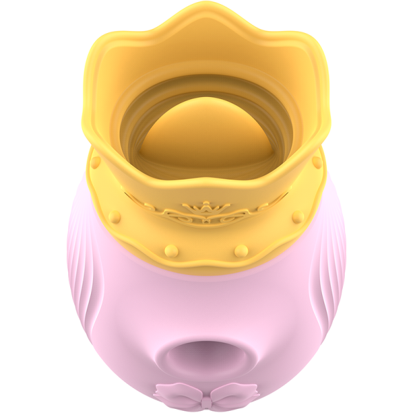 INTENSE - STIMULATEUR CLITORIS 10 MODES D'ONDES STIMULANTES ET DE LÉCHAGE - ROSE INTENSE FUN