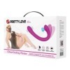 PRETTY LOVE - VIBRATEUR ALEX ET ONDES DE STIMULATION CLITORIDIENNES LILAS PRETTY LOVE