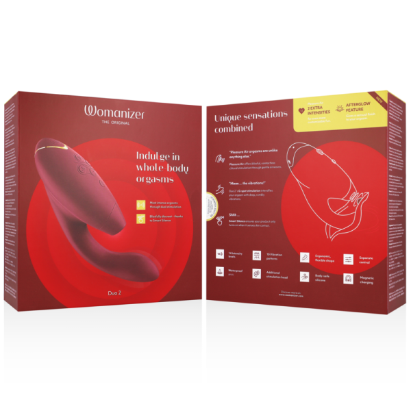 WOMANIZER - DUO 2 BURDEOS ESTIMULADOR WOMANIZER