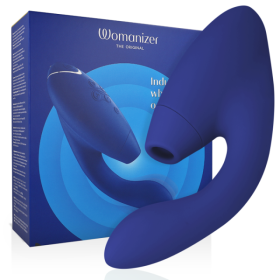 WOMANIZER - DUO 2 STIMULATEUR BLEU WOMANIZER