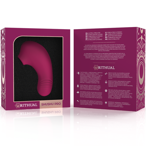 RITHUAL - STIMULATEUR DE CLITORIS DE POCHE SHUSHU PRO 2 PUISSANTS MOTEURS DORCHIDÉES RITHUAL