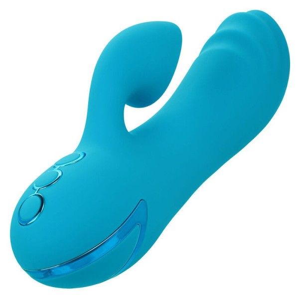 CALEXOTICS - VIBRADOR E ESTIMULADOR SUNSET BEACH SEDUCER 10 FUNÇÕES AZUL CALEXOTICS