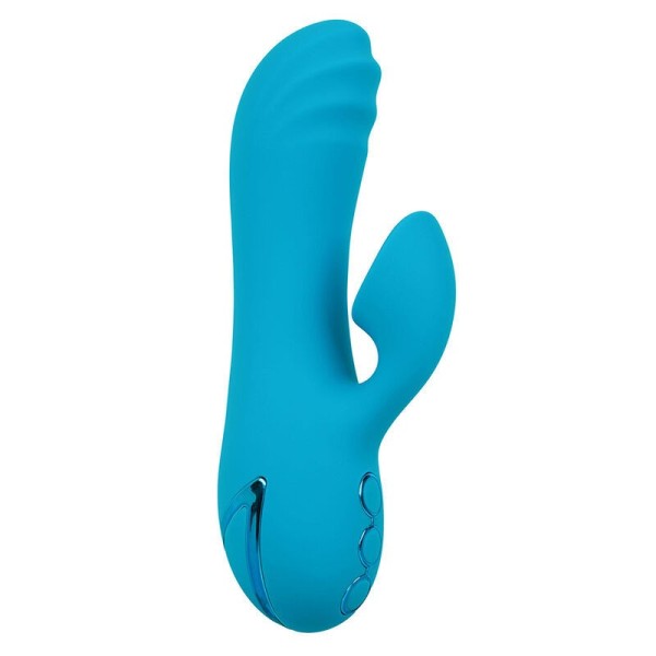 CALEXOTICS - SUNSET BEACH SEDUCER VIBRATEUR & STIMULATEUR 10 FONCTIONS BLEU CALEXOTICS