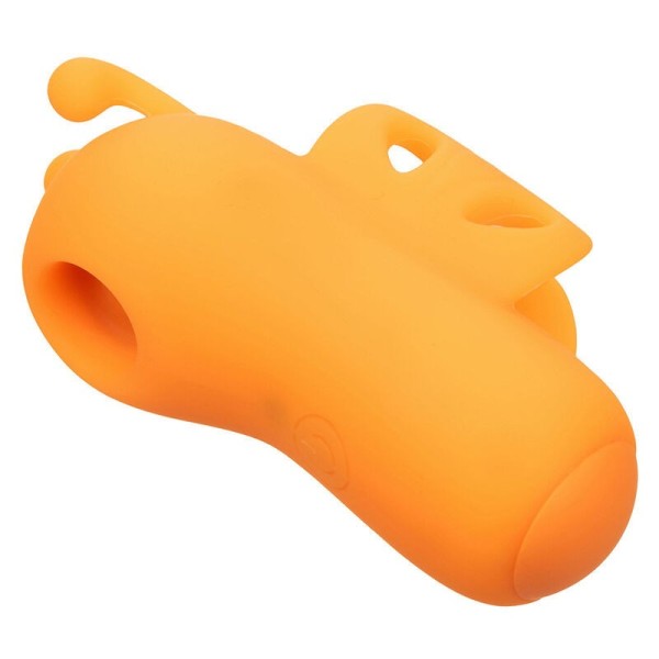 CALEXOTICS - NEON VIBES BUZZING VIBE LE STIMULATEUR DE DOIGTS 10 VIBRATIONS ORANGE CALEXOTICS