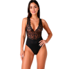 PASSION - BODY EVALIE NEGRO L/XL PASSION MUJER TEDDIES - Bodys