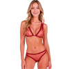 PASSION - ENSEMBLE SOUTIEN-GORGE + STRING BELISSANA BORDEAUX L/XL PASSION WOMAN SETS