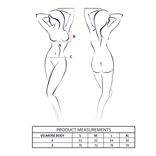 PASSION - VELMORE BODY VIOLETA L/XL PASSION MUJER TEDDIES - Bodys