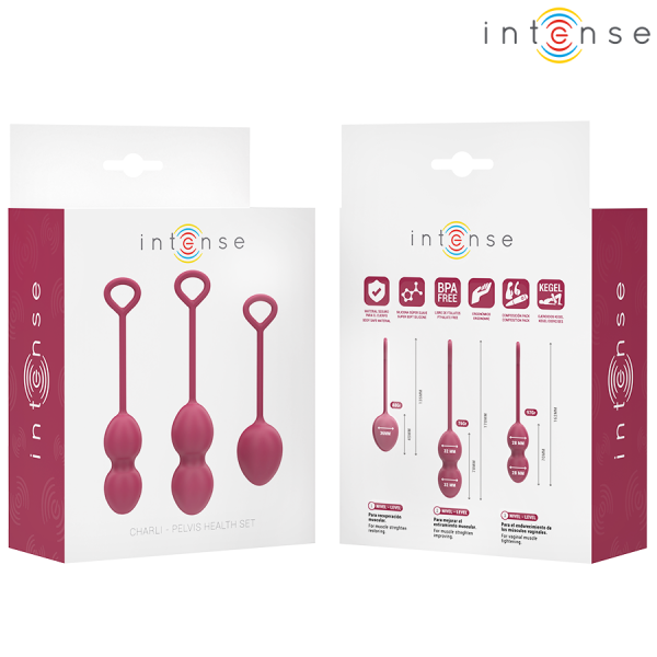 INTENSE - KIT CHARLI KEGEL BALL BOURGOGNE INTENSE HEALTH & FUN