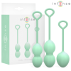 INTENSO - KIT DE BOLA DE KEGEL CHARLI VERDE CLARO SALUD Y DIVERSI