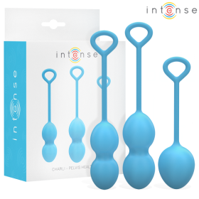 INTENSO - KIT DE BOLA CHARLI KEGEL AZUL INTENSO SALUD Y DIVERSIÓN