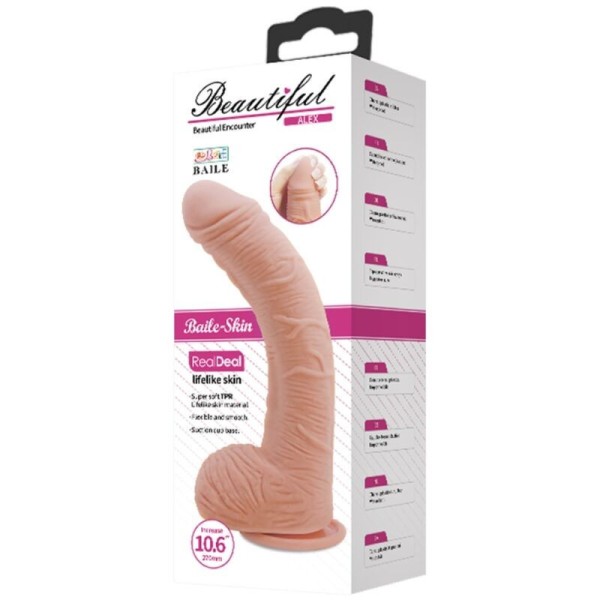 BAILE - GODE EN PEAU RÉALISTE ALEX 27 CM BAILE DILDOS