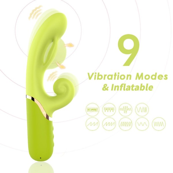 ARMONY - INFLABLE POINT A STIMULATEUR VIBRATEUR VERT ARMONY VIBRATORS