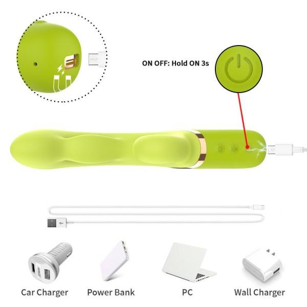 ARMONY - INFLABLE POINT A STIMULATEUR VIBRATEUR VERT ARMONY VIBRATORS