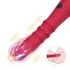 ARMONY - DILDO VIBRADOR DE PUNTA TERMOAJUSTABLE ROJO ARMONY VIBRA