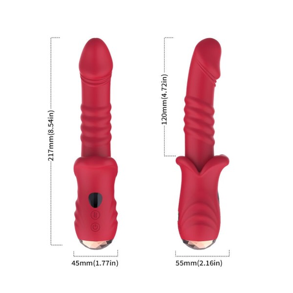 ARMONY - POINT A DILDO VIBRATEUR STIMULANT ROUGE ARMONY VIBRATORS