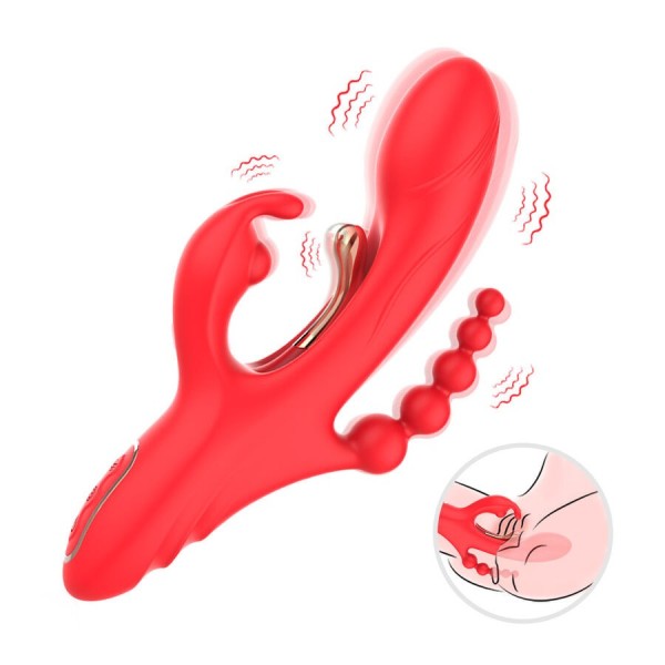 ARMONY - STIMULATEUR DE POINT G ET DE CLITORIS VIBRATEUR ROUGE ARMONY VIBRATORS