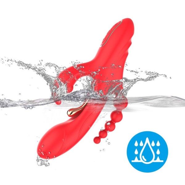 ARMONY - ESTIMULADOR DE PONTO G E CLITÓRIS VIBRADOR VERMELHO VIBRADORES ARMONY