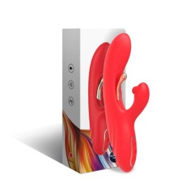 ARMONY - VIBRADOR ESTIMULADOR DE PONTO G E CLITÓRIS COM LÍNGUA OSCILANTE VERMELHA VIBRADORES ARMONY