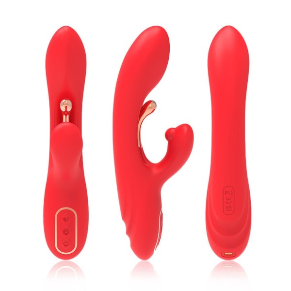 ARMONY - VIBRATEUR STIMULATEUR POINT G ET CLITORIS AVEC LANGUE OSCILLANTE ROUGE ARMONY VIBRATORS