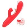 ARMONY - VIBRATEUR STIMULATEUR POINT G ET CLITORIS AVEC LANGUE OSCILLANTE ROUGE ARMONY VIBRATORS