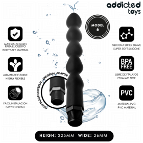 ADDICTED TOYS - NETTOYEUR ANAL AVEC ADAPTATEUR UNIVERSEL MODÈLE 6 ADDICTED TOYS