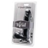 GET REAL - DILDO DE 18 CM CON BOLAS NEGRAS GET REAL - Penes reali