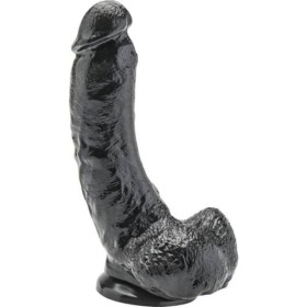 GET REAL - DILDO DE 20,5 CM COM BOLAS PRETAS GET REAL - Pênis realistas