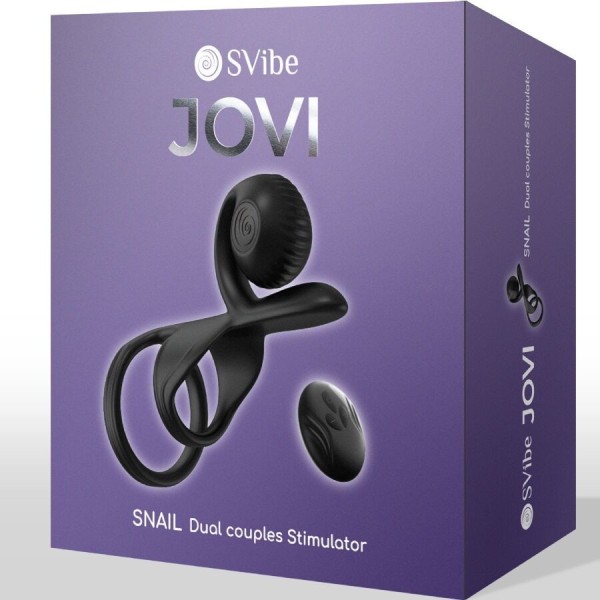 SNAIL VIBE - ANEL JOVI PARA CASAIS PRETO CONTROLE REMOTO SNAIL VIBE