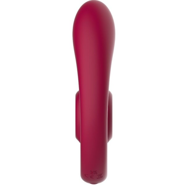 SNAIL VIBE - GIZI DUO STIMULATEUR POUR COUPLES TÉLÉCOMMANDE BOURGOGNE SNAIL VIBE