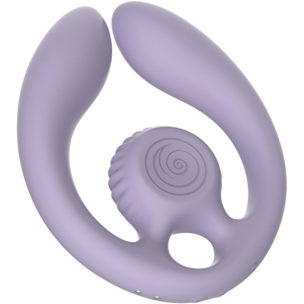 SNAIL VIBE - GIZI DUO STIMULATEUR POUR COUPLES TÉLÉCOMMANDE LILAS SNAIL VIBE