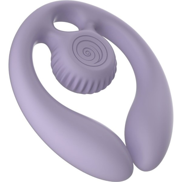 SNAIL VIBE - GIZI DUO STIMULATEUR POUR COUPLES TÉLÉCOMMANDE LILAS SNAIL VIBE
