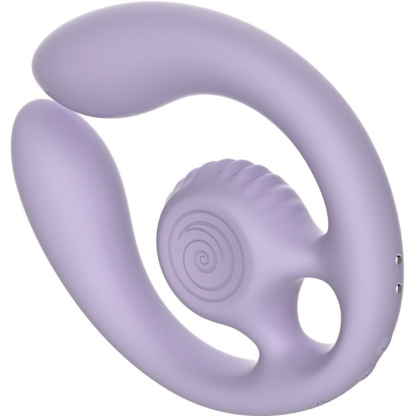 SNAIL VIBE - GIZI DUO STIMULATEUR POUR COUPLES TÉLÉCOMMANDE LILAS SNAIL VIBE