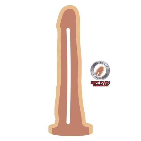 GET REAL - PEAU DOUBLE DENSITÉ DONG 19 CM GET REAL - Pénis réalistes