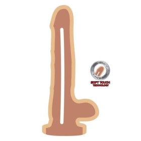 GET REAL - DILDO DOBLE DENSIDAD 12 CM BOLAS PIEL GET REAL