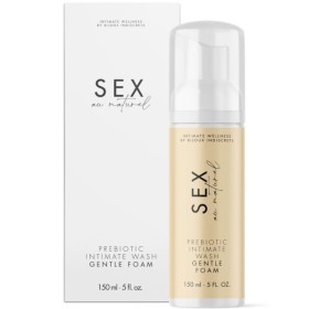 BIJOUX INDISCRETS - SEX AU NATUREL Gel intime prébiotique avec mousse 150 ml BIJOUX AU NATUREL