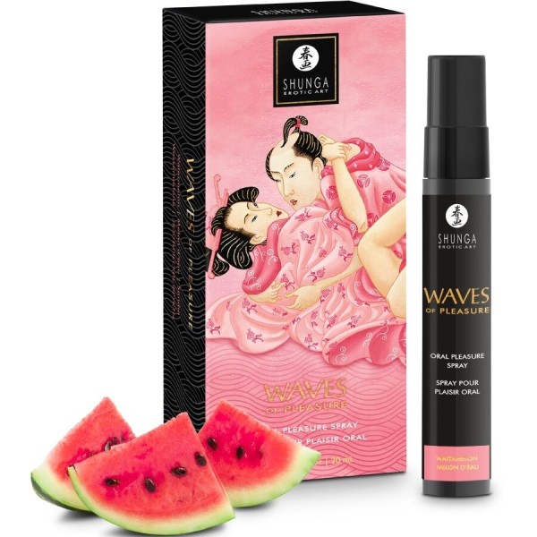 SHUNGA - WAVES PLEASURE SPRAY ORAL SEDUCTIVO SANDÍA 20 ML SHUNGA 