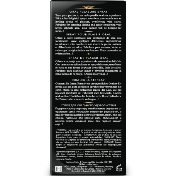 SHUNGA - WAVES PLEASURE SPRAY ORAL SEDUCTIVO SANDÍA 20 ML SHUNGA 