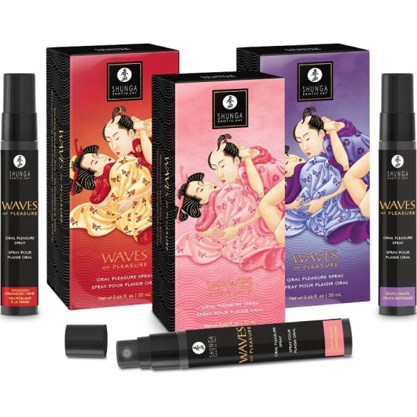 SHUNGA - WAVES PLEASURE SPRAY ORAL SEDUCTIVE PASTÈQUE 20 ML SHUNGA APHRODISIACS
