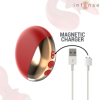 INTENSE - VIBRATEUR & STIMULATEUR MARIAH EN FORME DE U 10 VIBRATIONS ROUGE INTENSE FUN