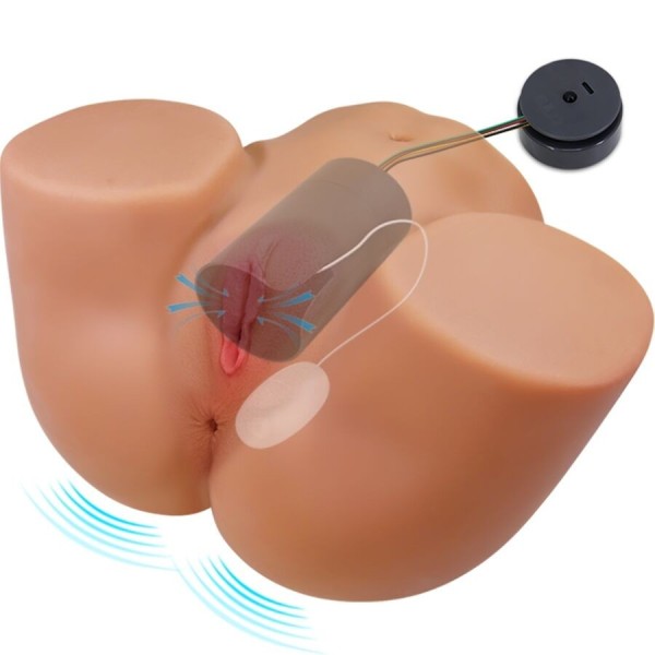 CRAZY BULL - ILANA VIBRATEUR ET SUÇON FÉMININ RÉALISTE AVEC SON 6,8 KG CRAZY BULL