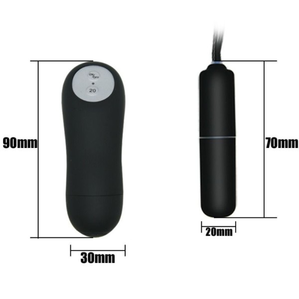 BAILE - TANGA COM BOLA VIBRANTE E CONTROLE ESTIMULANTE BAILE