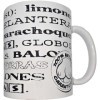 DIABLO PICANTE - TASSE BLANCHE AVEC SYNONYMES DE SEINS 370 ML DIABLO PICANTE