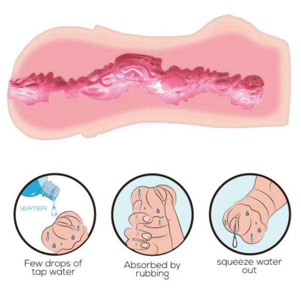 CRAZY BULL Masturbateur Vagin PEAU D'EAU - Livraison Discrète, Qualité Premium