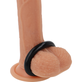 Anneau Pénis Super Flexible 4,5cm Noir - Livraison Discrète POWERING